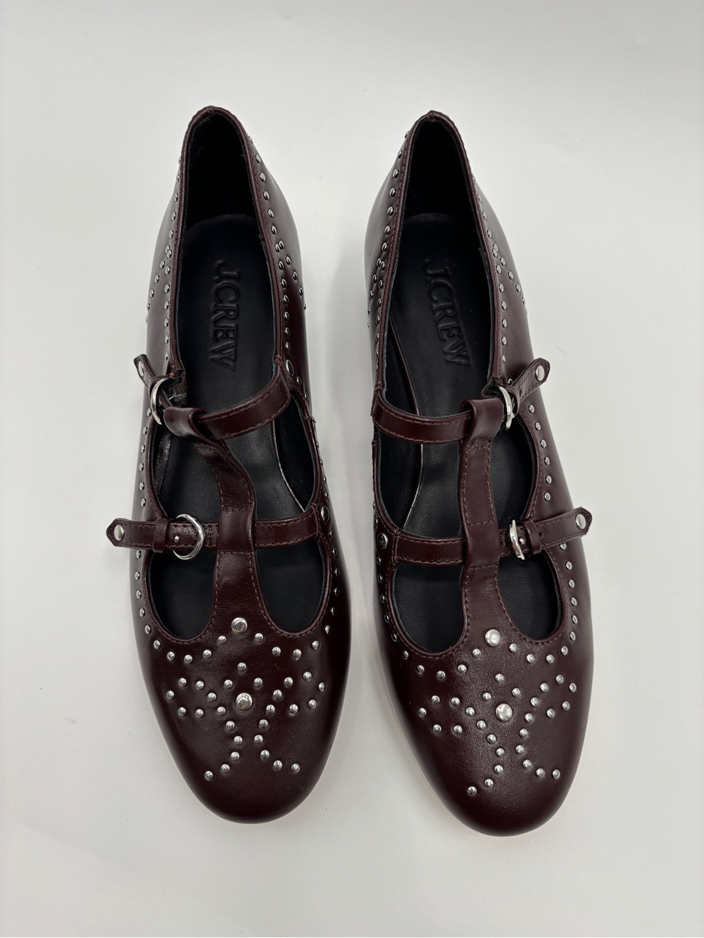J.Crew Teagan T-strap wing tip heels in patent leather - Picture 5 of 9